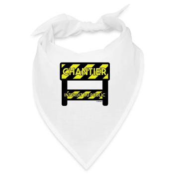 In Arbeit - Bandana - Weiß - Vorne