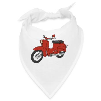 Schwalbe (ibizarot) - Bandana - Weiß - Vorne