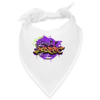 Graffiti - Bandana - Weiß - Vorne