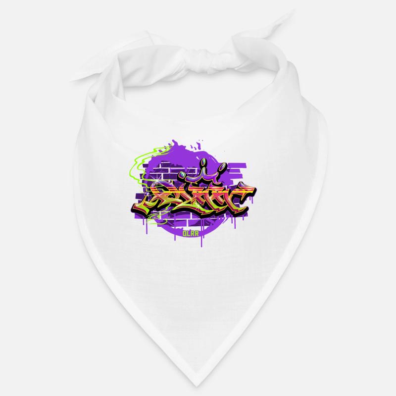 Graffiti - Bandana - Weiß