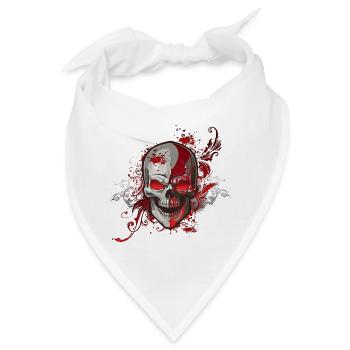 Red Skull - Bandana - Weiß - Vorne