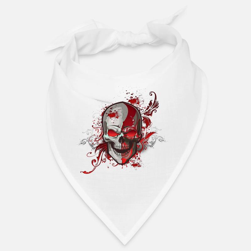 Crâne rouge Bandana