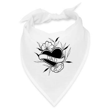 Dad - Bandana - Weiß - Vorne