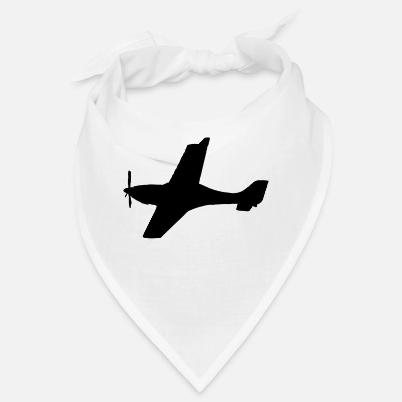 Motorized aircraft motorized aviator pilot aviator - Bandana - white