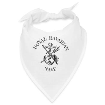 Royal Bavarian Navy Chiemsee Schifffahrt Segeln - Bandana - Weiß - Vorne