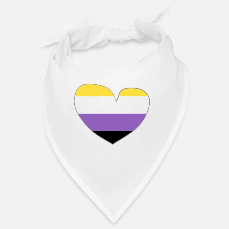 nonbinary heart Bandana