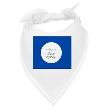 Papas Liebling - Bandana - Weiß - Vorne