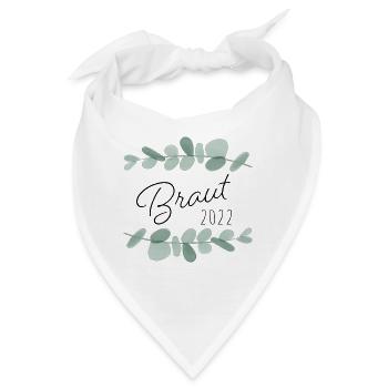 Braut 2022 Eukalyptus - Bandana - Weiß - Vorne
