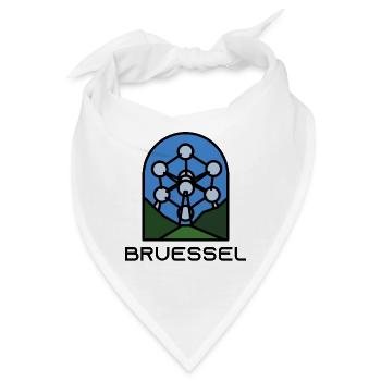 Brüssel - Bandana - Weiß - Vorne