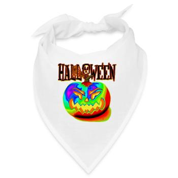 HELLOWEEN Kürbis - Bandana - Weiß - Vorne