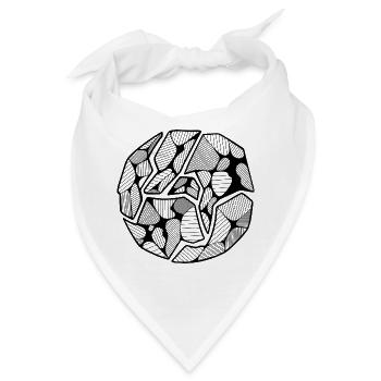 Welt - Bandana - Weiß - Vorne