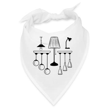 Sammlung von Lampen und Beleuchtung - Bandana - Weiß - Vorne