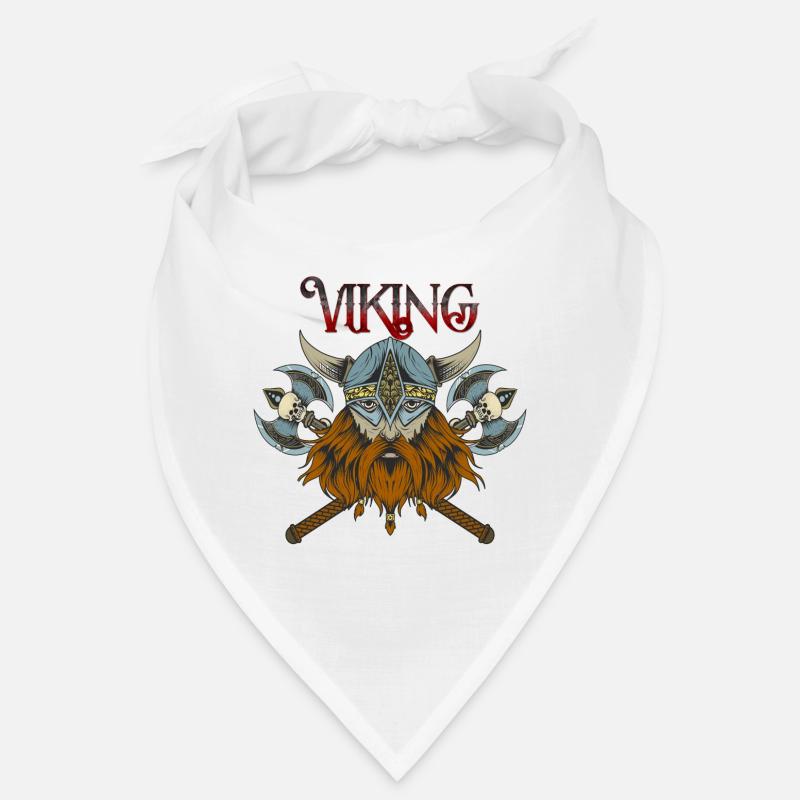 Wikinger - Bandana - Weiß