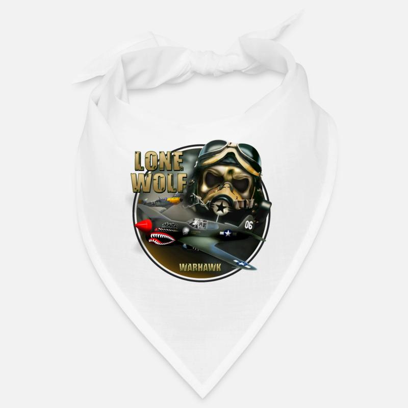 P40 Warhawk Loup solitaire Bandana