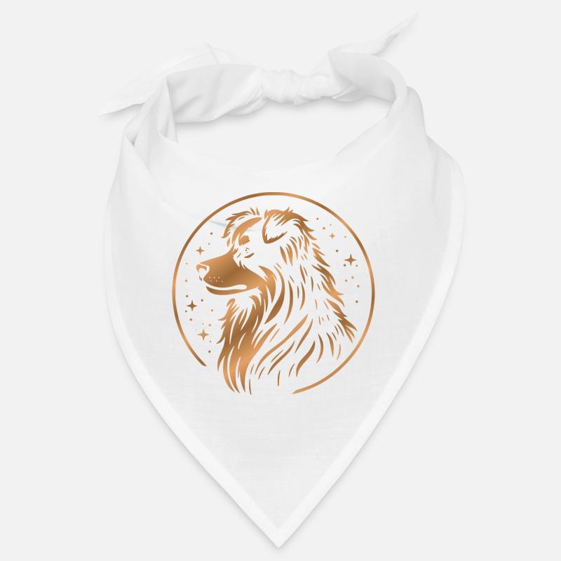 Traumhund Aussie kupfer Bandana