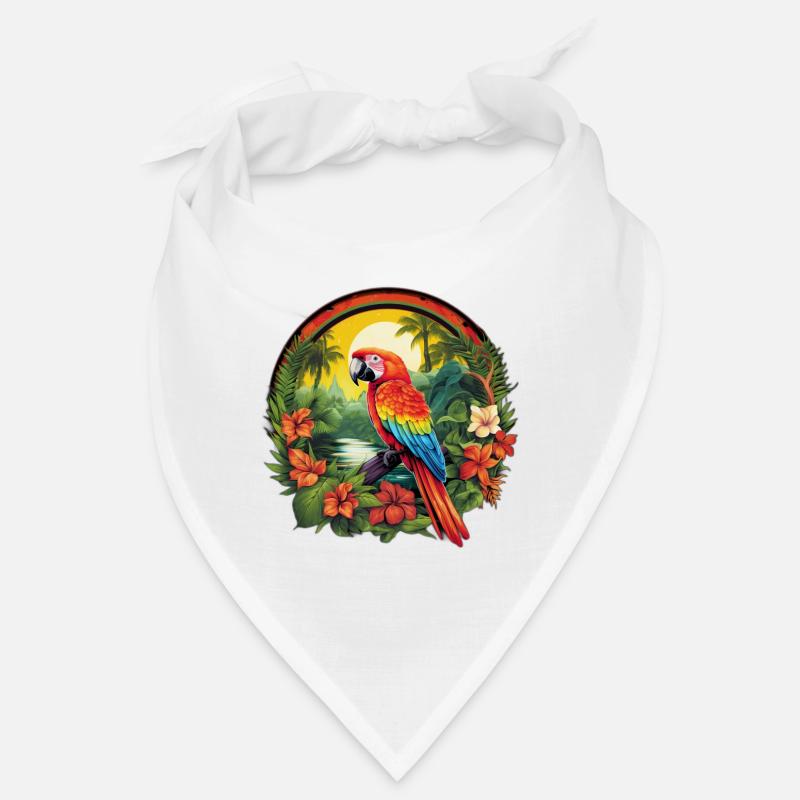 Tropical Parrot Bandana