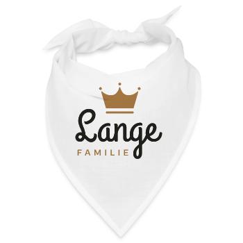 Lange-Familie - Bandana - Weiß - Vorne