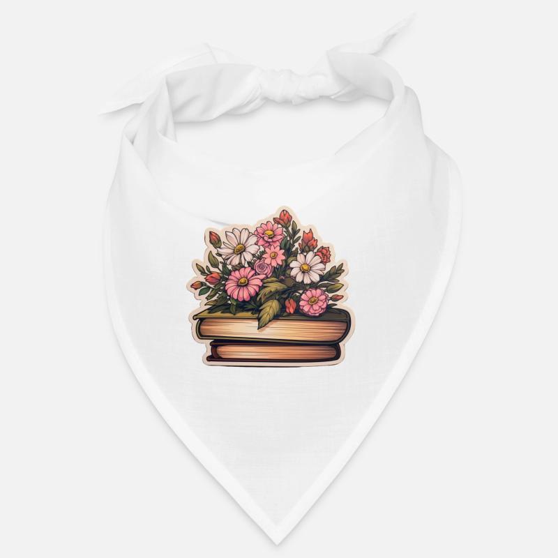 Bücher Sticker - Bandana - Weiß