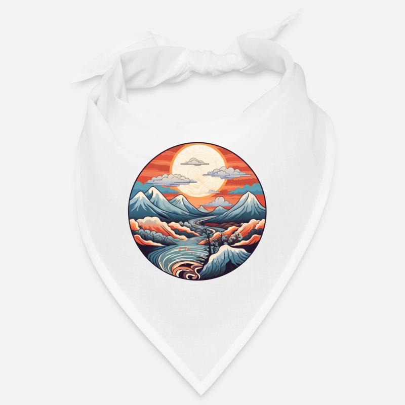 Alpes abstraites Bandana