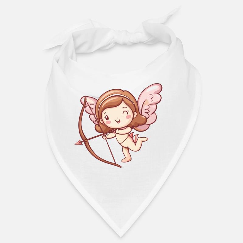 Ange arc et flèche Cupidon Saint-Valentin Bandana