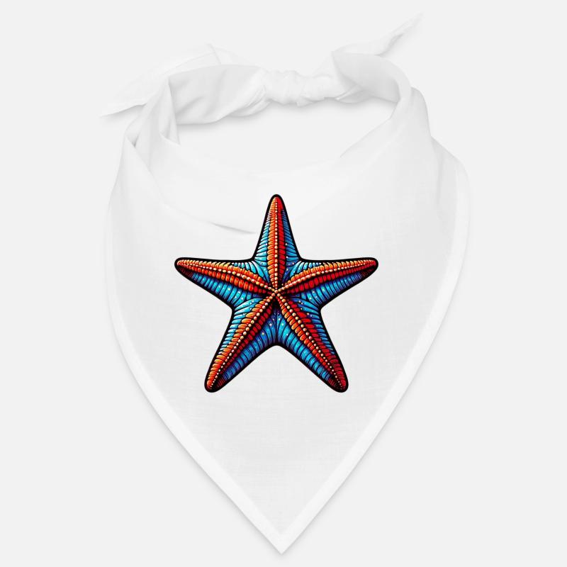 Starfish - Bandana - white