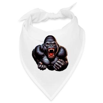 Gorilla - Bandana - Weiß - Vorne