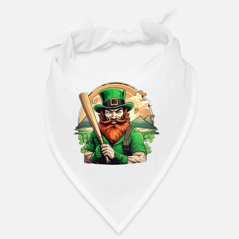 St. Patrick’s Day Shamrock Baseball Bandana