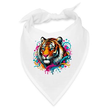 Tiger - Bandana - Weiß - Vorne
