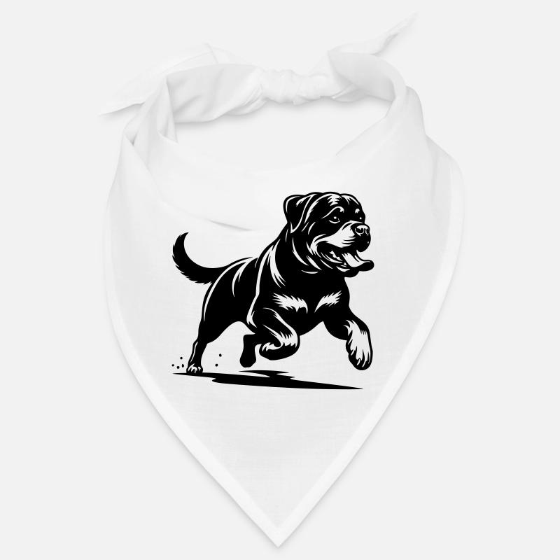 Rottweiler - Bandana - Weiß