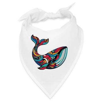 Wal - Bandana - Weiß - Vorne