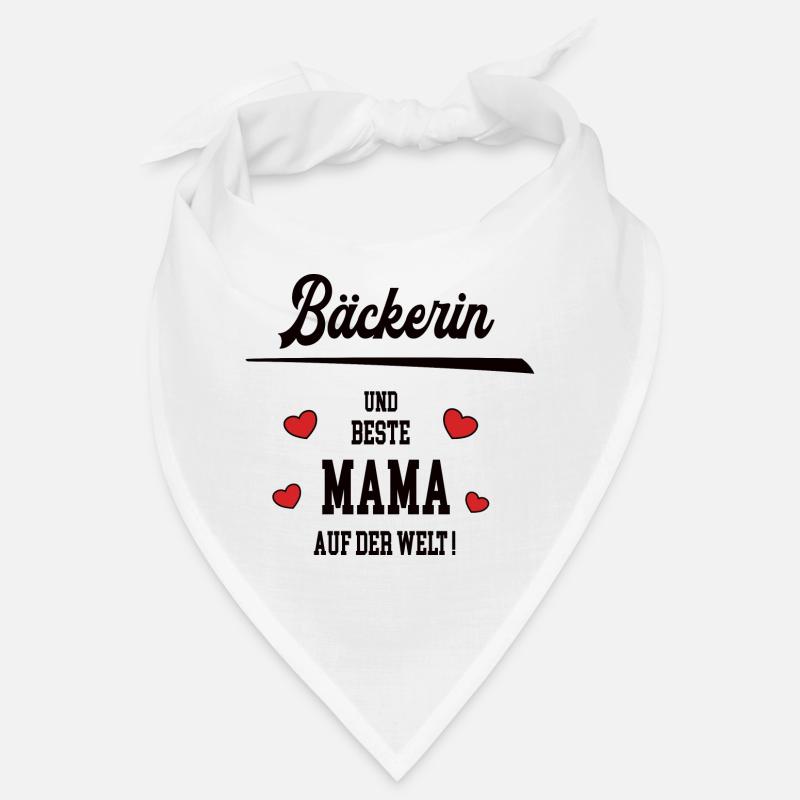 Beste Mama Bäckerin Muttertag Geburtstag Mutter Bandana