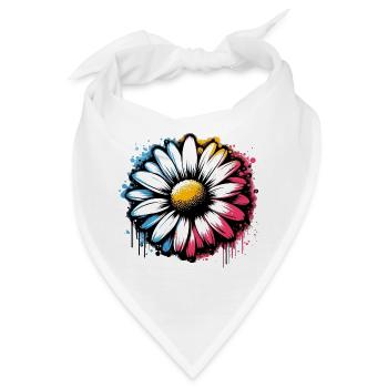 Gänseblümchen - Bandana - Weiß - Vorne