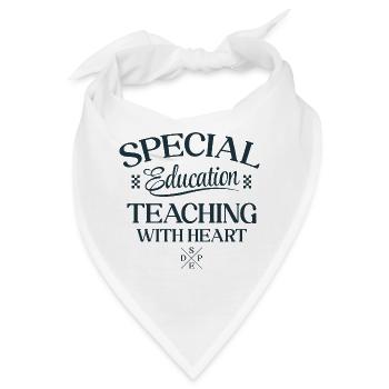 Special Education -Teaching With Heart - Bandana - Weiß - Vorne