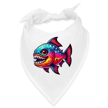 Piranha - Bandana - Weiß - Vorne