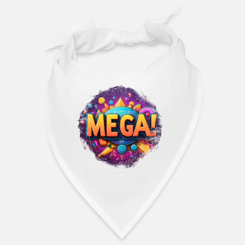 méga texte en 3D Bandana