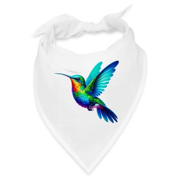 Kolibri - Bandana - Weiß - Vorne