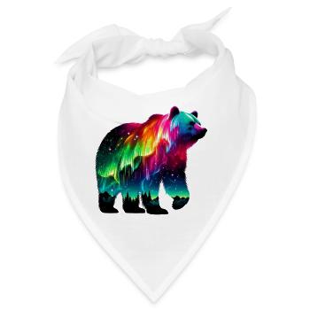 Bär - Bandana - Weiß - Vorne