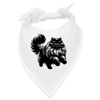 Perserkatze - Perser - Bandana - Weiß - Vorne