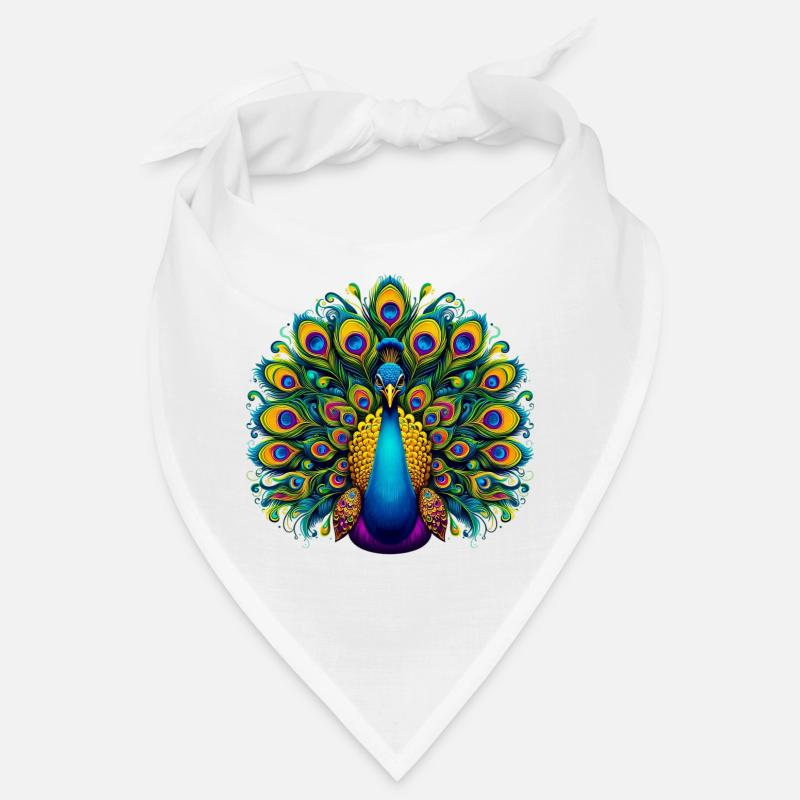 Peacock Bandana