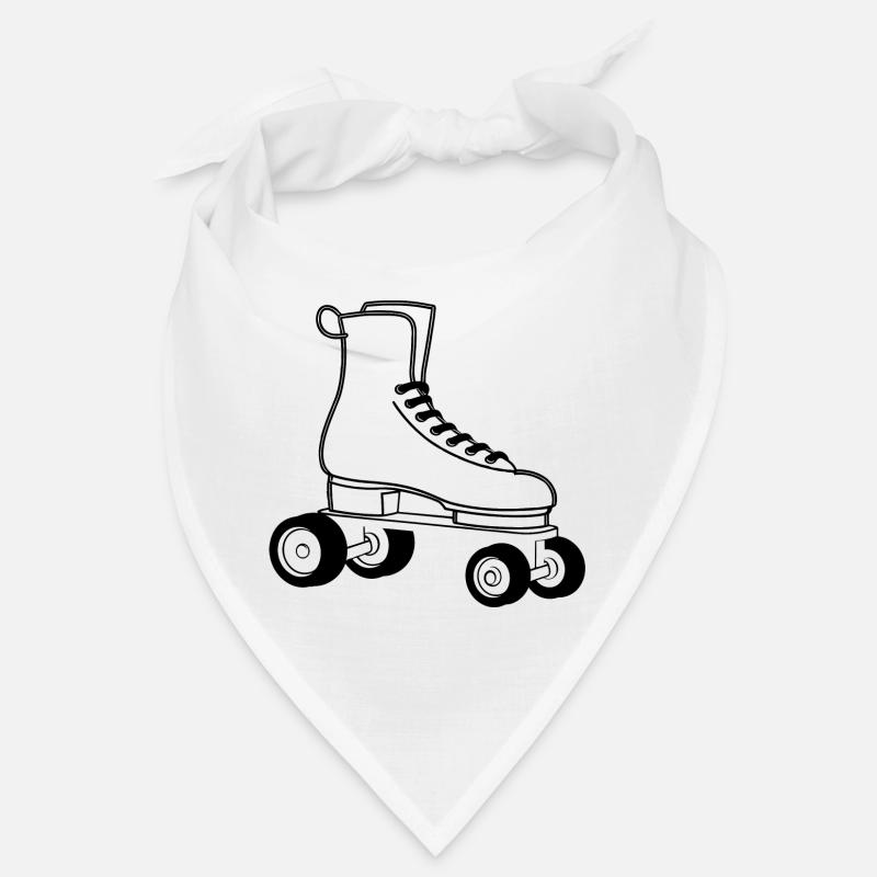 Rollerskates Line Art Bandana