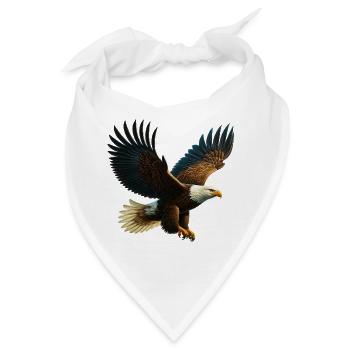 Adler - Bandana - Weiß - Vorne