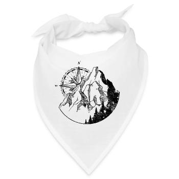 Berg-Entdecker - Bandana - Weiß - Vorne