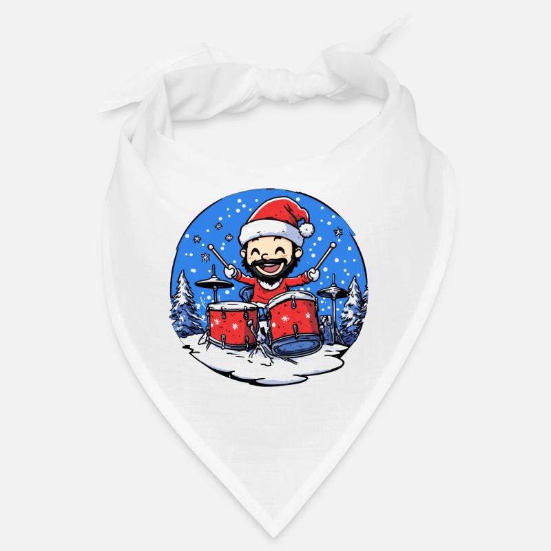 Drummer Santa Claus Bandana