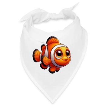 Clownfisch - Bandana - Weiß - Vorne