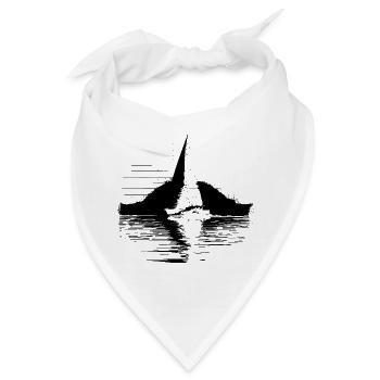 Segelschiff - Bandana - Weiß - Vorne