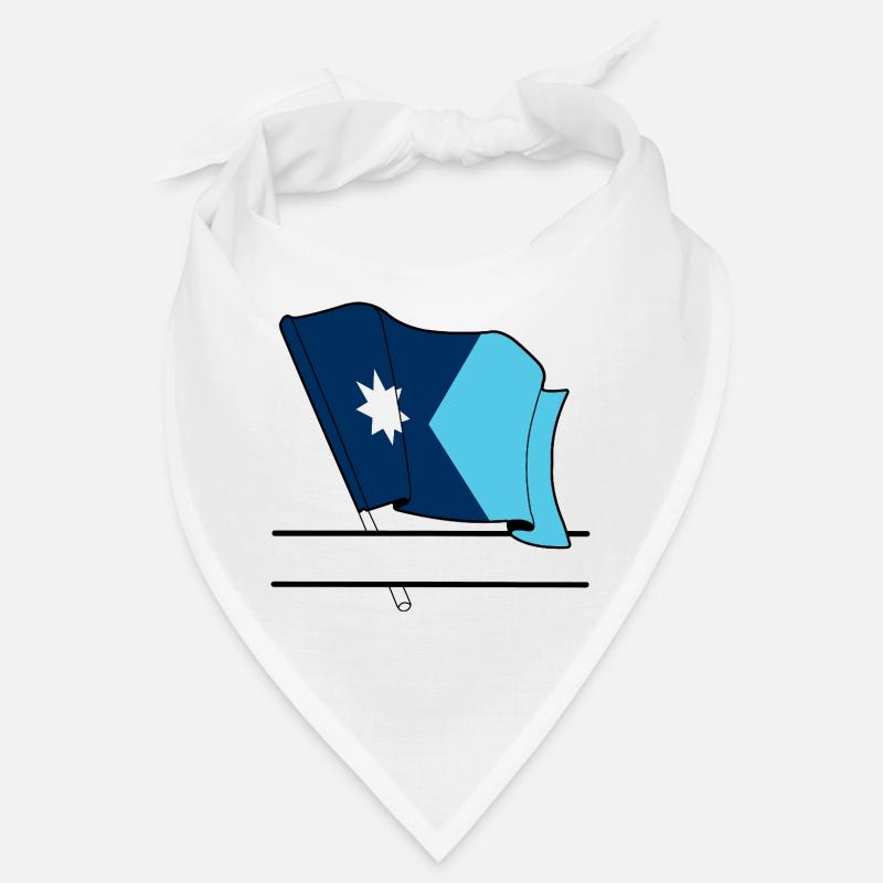 Drapeau Minnesota bannière de texte Bandana