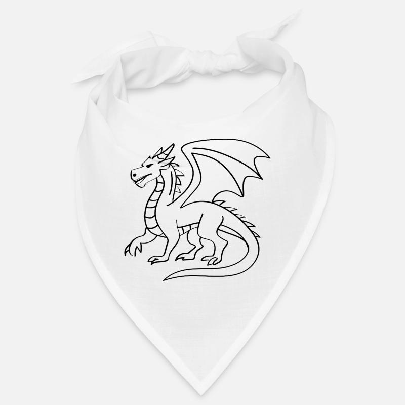 Dragons à colorier Bandana