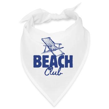 Urlaub, Urlaub am Meer - Bandana - Weiß - Vorne