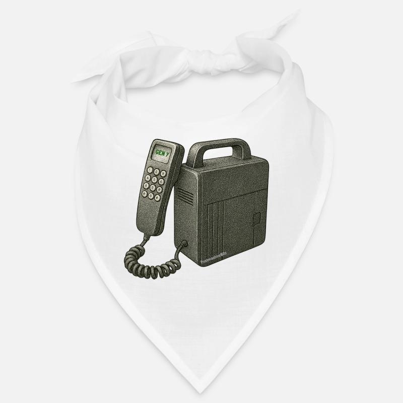 Nostalgisches Telefon Bandana