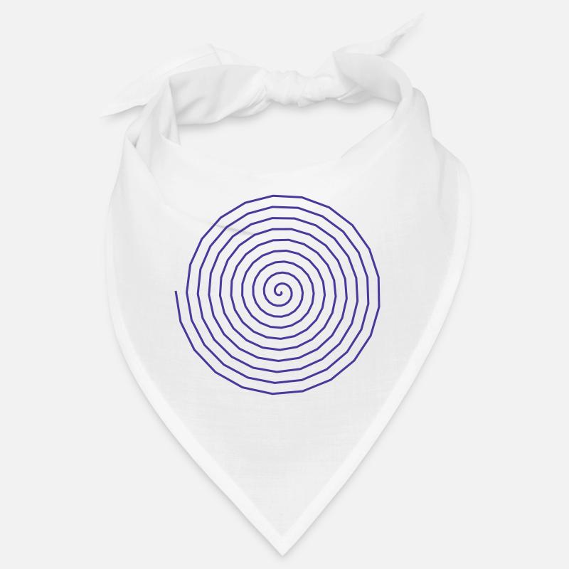 Functional Spiral Pattern Design Bandana